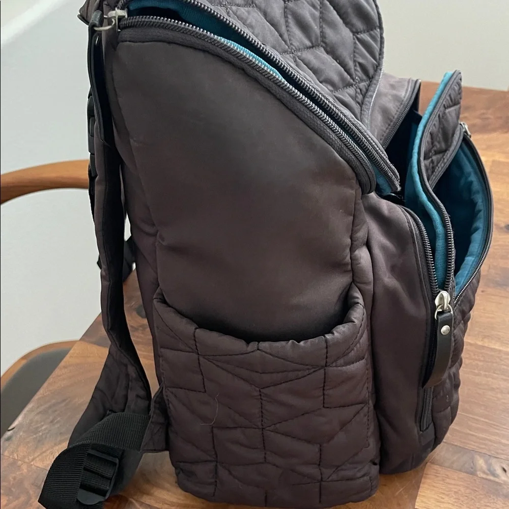 Skip Hop Quilted Diaper Backpack in Taupe - Picture 5 of 7